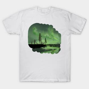 Green Reflection - Lapland8seasons T-Shirt